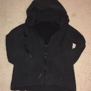 Black lululemon zip up